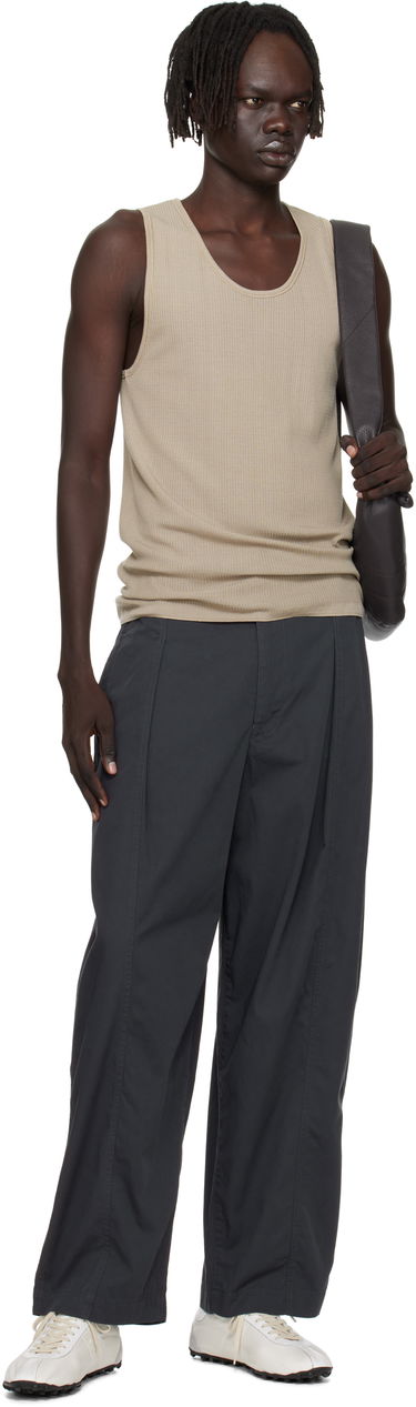 Tanktop LEMAIRE Lemaire Debardeur Ribbed Tank Top Beige | TO1465 LK1032, 3