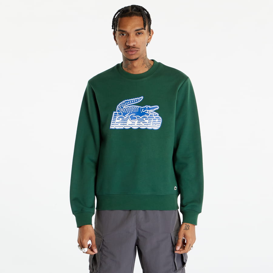 Sweatshirt Lacoste Sweatshirt Green Grøn | SH5087 132, 0