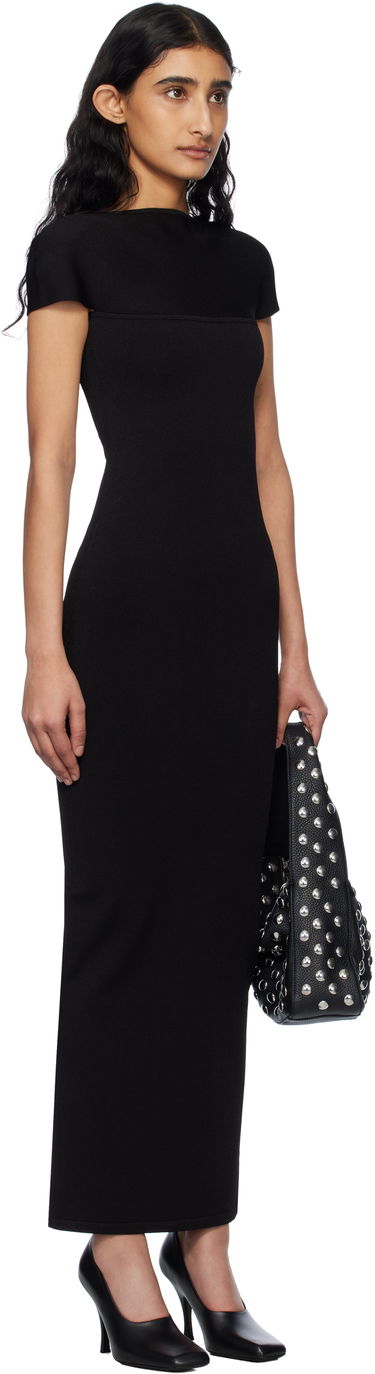 Kjole Khaite Khaite Basile Maxi Dress Sort | 9724439, 1
