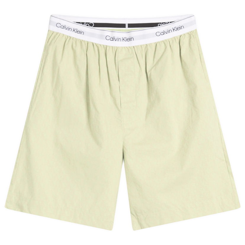 Boksere CALVIN KLEIN Calvin Klein Sleep Shorts, Size Large Grøn | LV00NM2832VRK