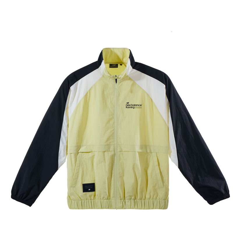 Vindjakke New Balance Running Woven Jacket Gul | NAE12131-LGN