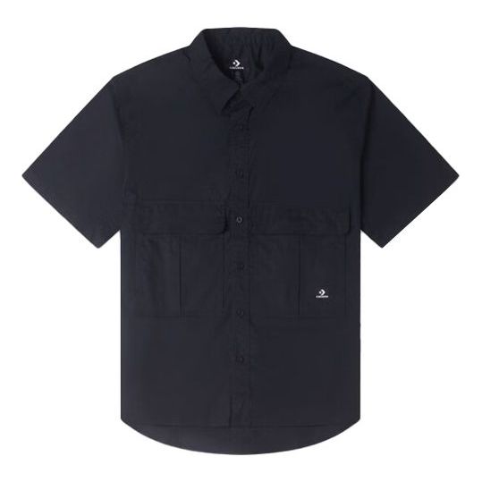 Skjorte Converse Woven Top Sort | 10024742-A01