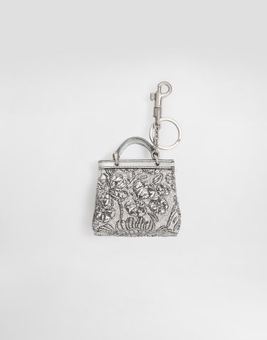 Nøgleringe Dolce & Gabbana Brocade Airpods Case Keychain Onesize Metalisk | BI3260AR81780998, 3