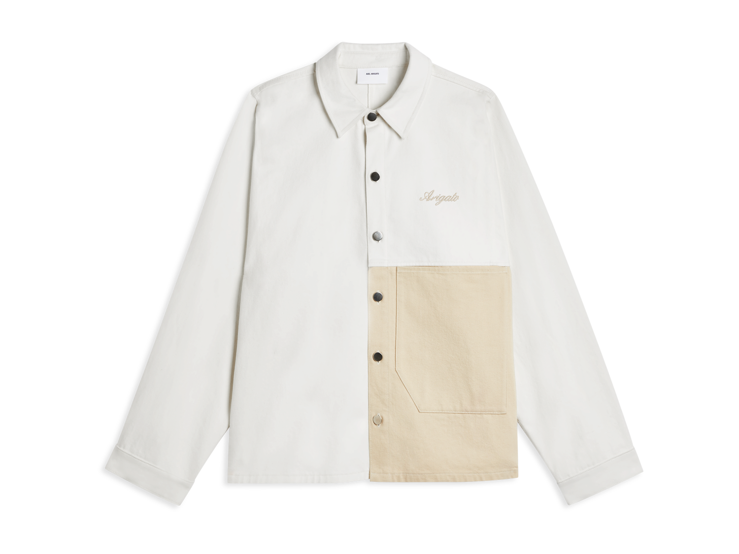 Skjorte AXEL ARIGATO Block Shirt Beige | A2159001, 0