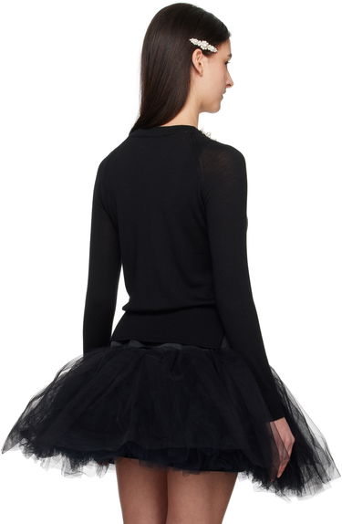 Sweater Simone Rocha Simone Rocha Classic Wool Pullover Sort | KMK22B 0647, 2