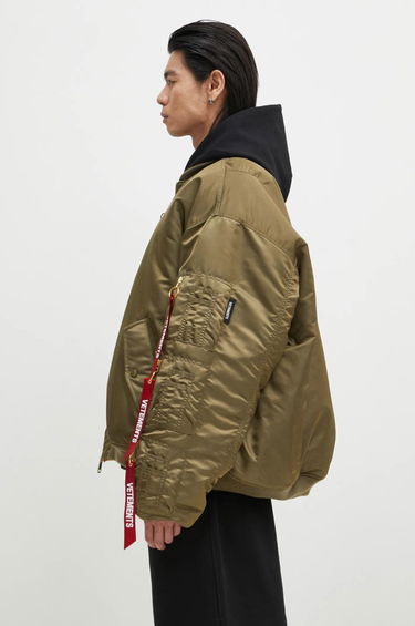 Bomberjakke VETEMENTS Cargo Reversible Bomber Jacket Grøn | UA66JA300E, 2