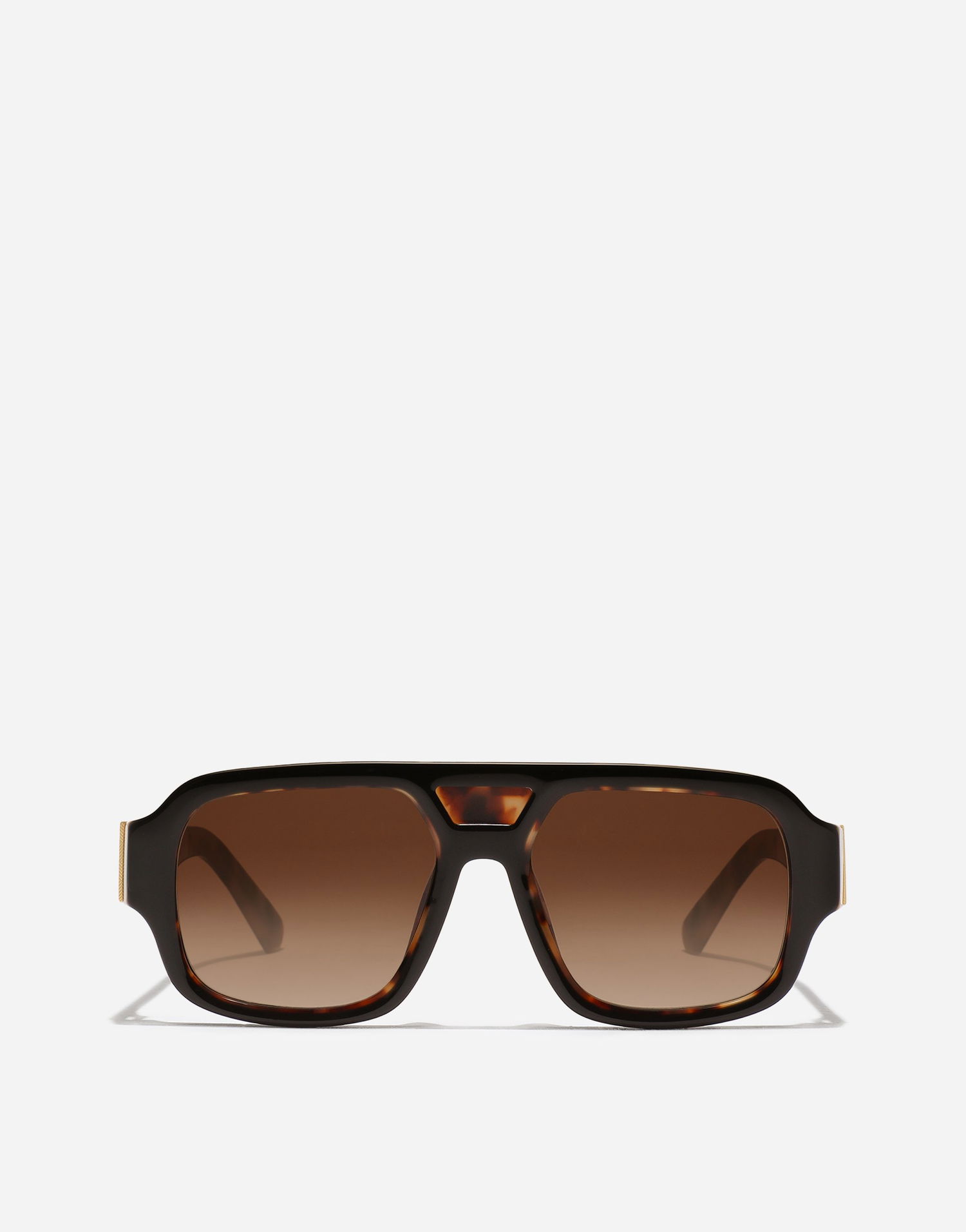 Solbriller Dolce & Gabbana Costiera Pilot Style Sunglasses with Gradient Lenses Brun | VG4516VP7139V000, 0