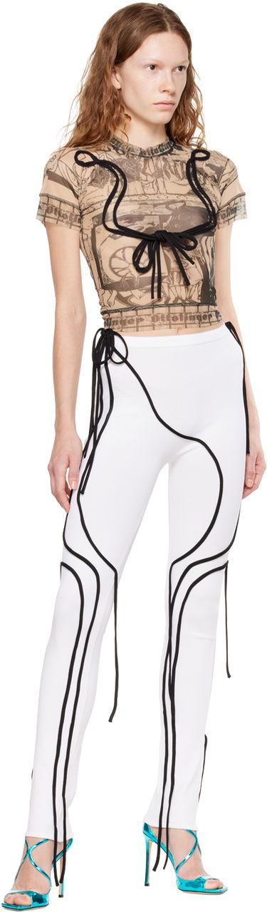 Leggings Ottolinger Ottolinger Strappy Leggings Hvid | 703102, 3