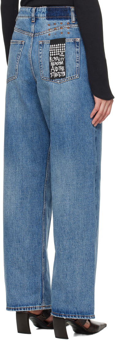 Jeans Ksubi Ksubi Empire Wide Leg Jeans Blå | WSP25DJ023, 2