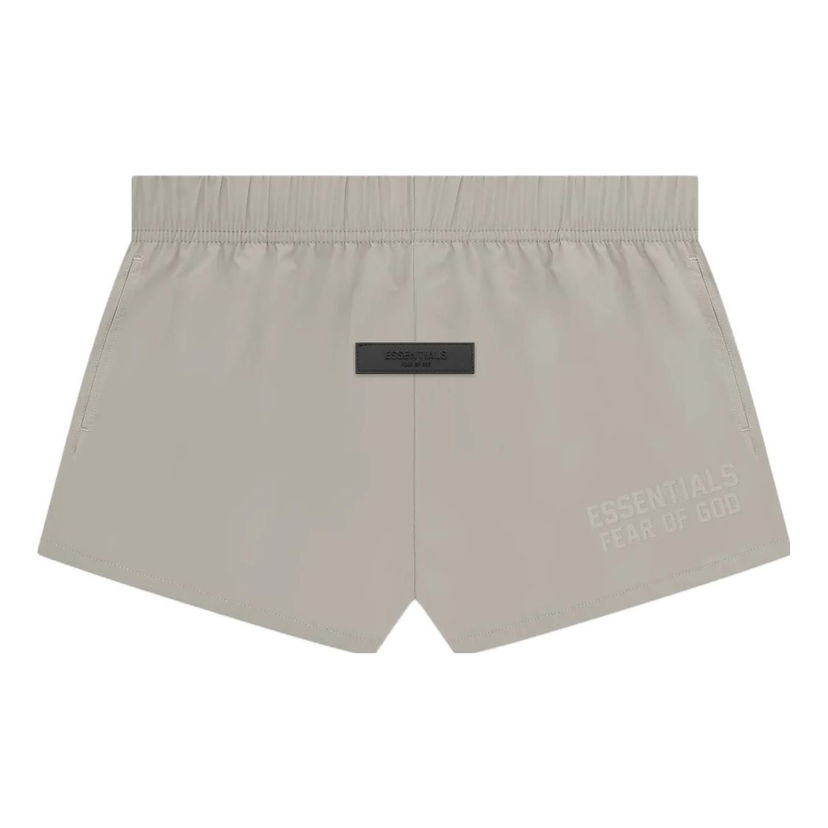 Shorts Fear of God Fear of God Essentials Running Nylon Shorts Beige | FOG-SS23-259