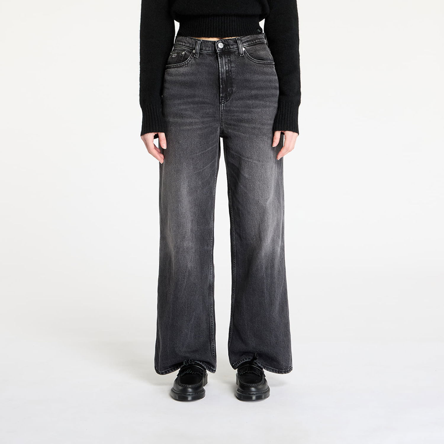 Jeans Tommy Hilfiger Tommy Jeans Claire High Rise Wide Leg Jeans W28/L32 Sort | DW0DW19578 1BZ, 0