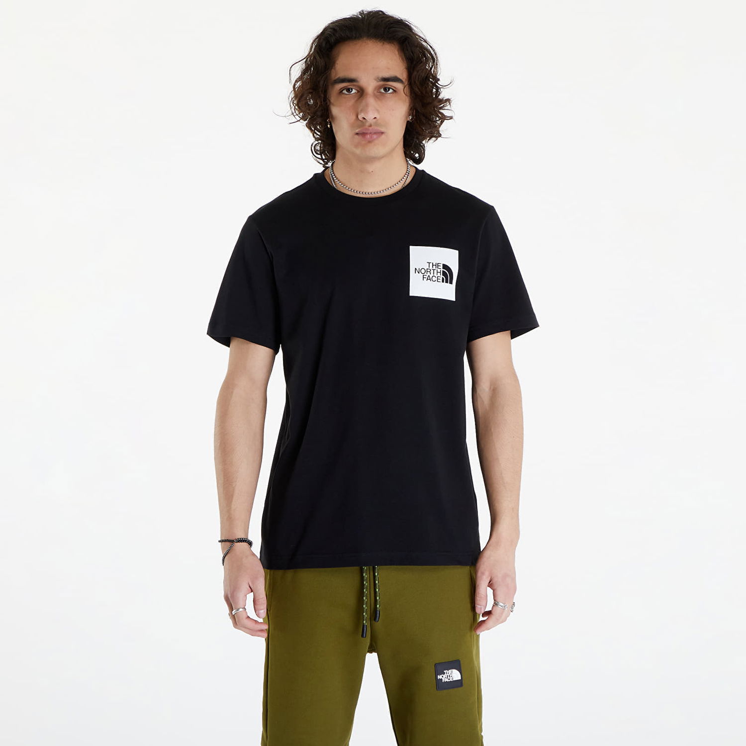 T-shirt The North Face S/S Fine Tee TNF Black Sort | NF0A87NDJK31, 0