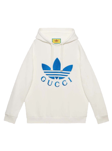 Sweatshirt Gucci adidas x Hoodie Hvid | 702607XJEDA9088