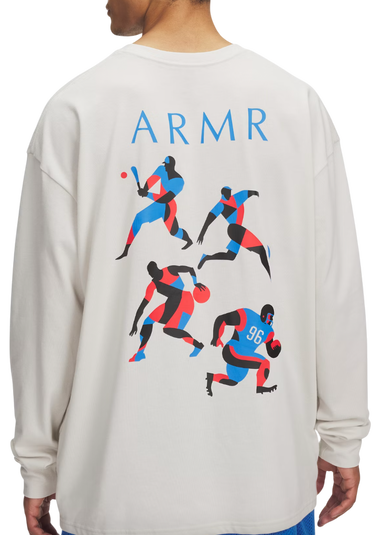 T-shirt Under Armour Under Armour UA HWT Modern Sport Long Sleeve T-Shirt Hvid | 6004885-110, 2