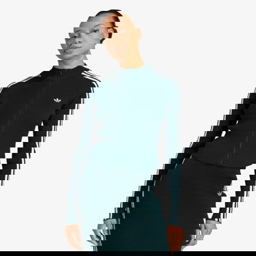 Sweater adidas Performance Adicolor Slim-Fit Knit Top Grøn | JY2599, 1