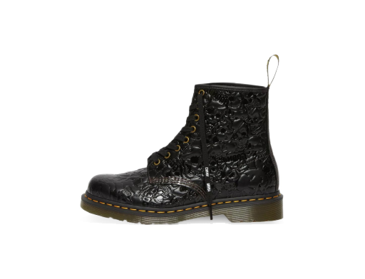 Lifestyle Dr. Martens 1460 WB Emboss Leather Lace Up Boots "Black" Sort | 27939001