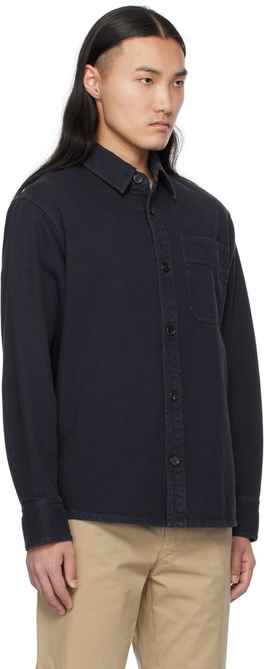 Skjorte A.P.C. Chest Pocket Overshirt Mørkeblå | COGZV-H02918, 1