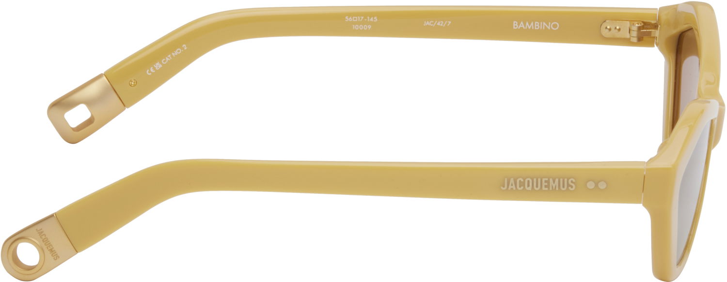 Solbriller Jacquemus Jacquemus 'The Bambino' Sunglasses Beige | JAC42C7SUN, 1