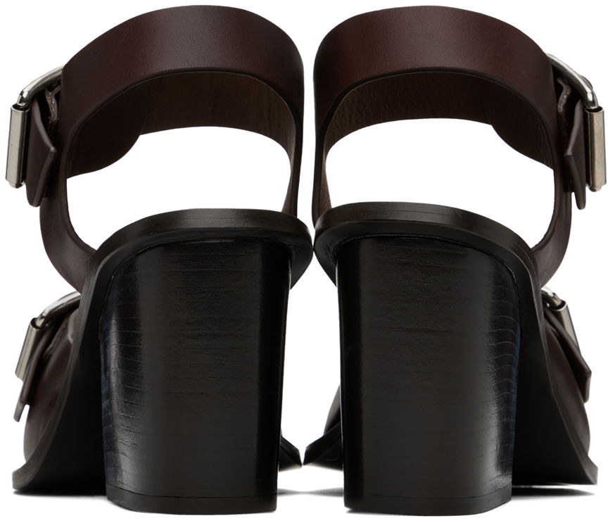 Sneakers og sko LEMAIRE Square Heeled Sandals Brun | FO0024 LL196, 1