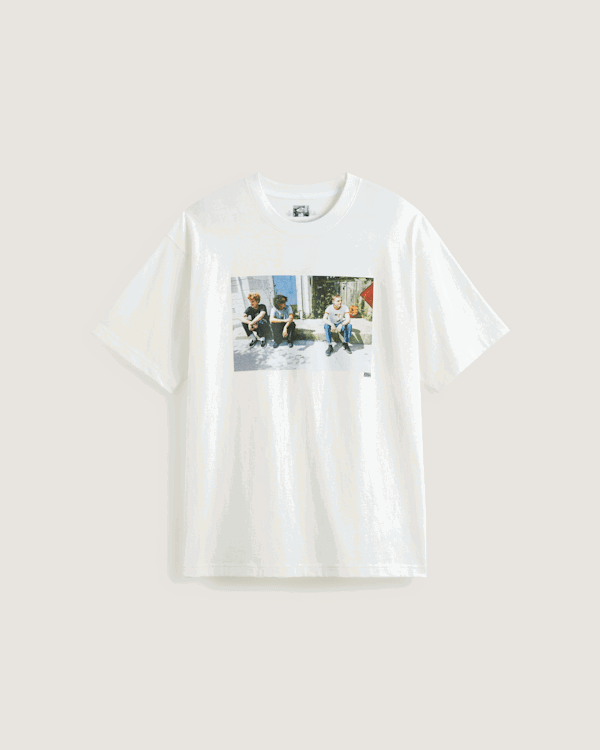 T-shirt Vans Skate Curb T-Shirt by Atiba Jefferson Hvid | VN000QJPWHT, 0