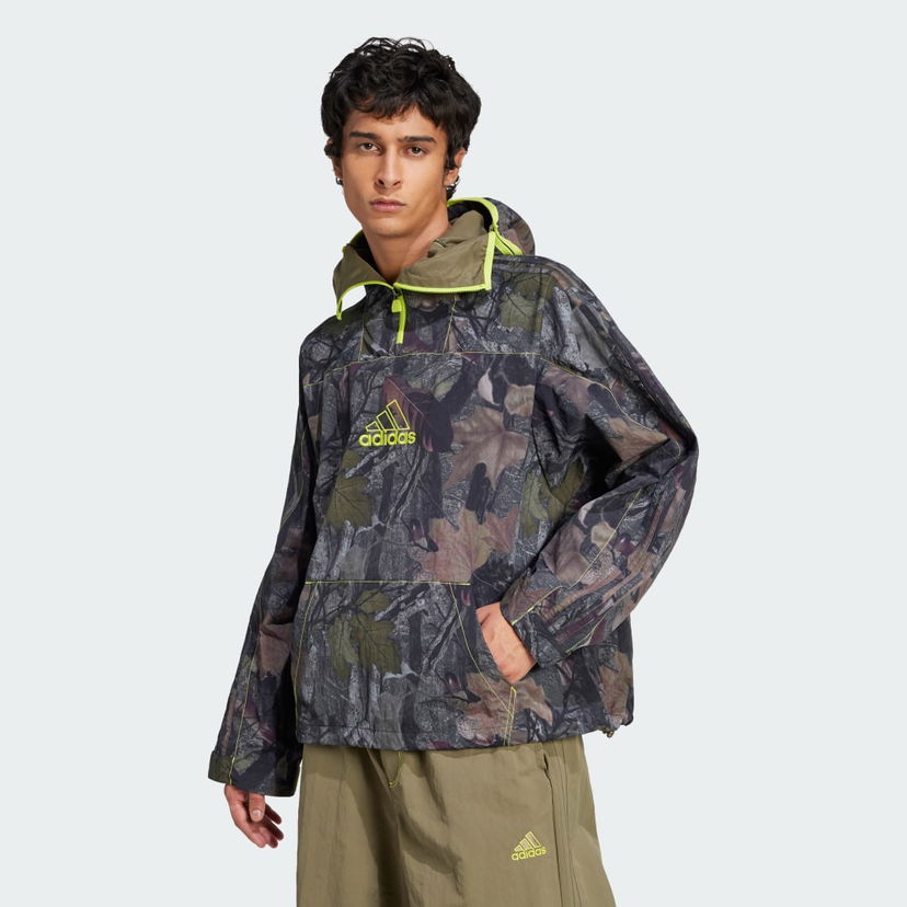 Vindjakke adidas Performance Camo Anorak Jacket Flerfarvet | JD5417
