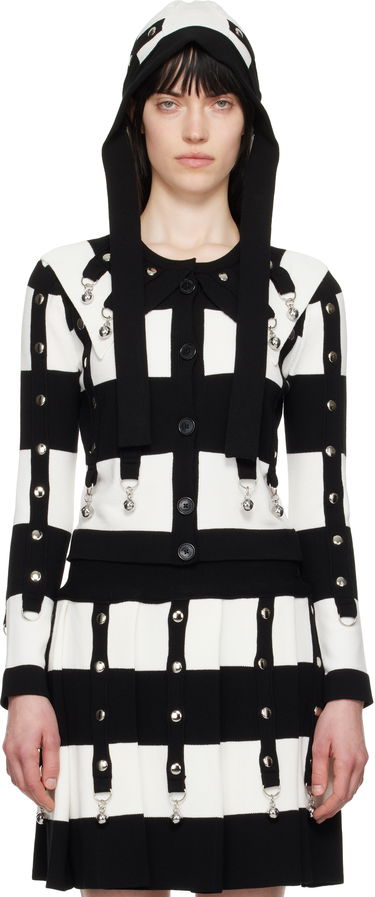 Nederdel Chopova Lowena Chopova Lowena Kip Checkered Cardigan with Bells Sort | 5233, 0