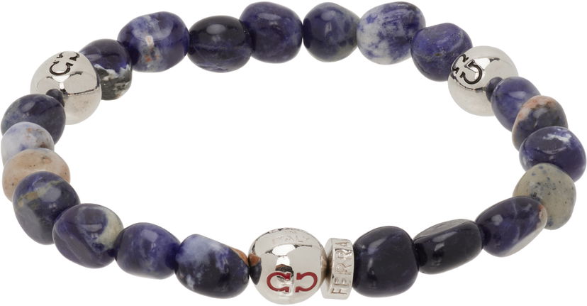 Armbånd FERRAGAMO Salvatore Ferragamo Baroque Beads Bracelet Blå | 785674