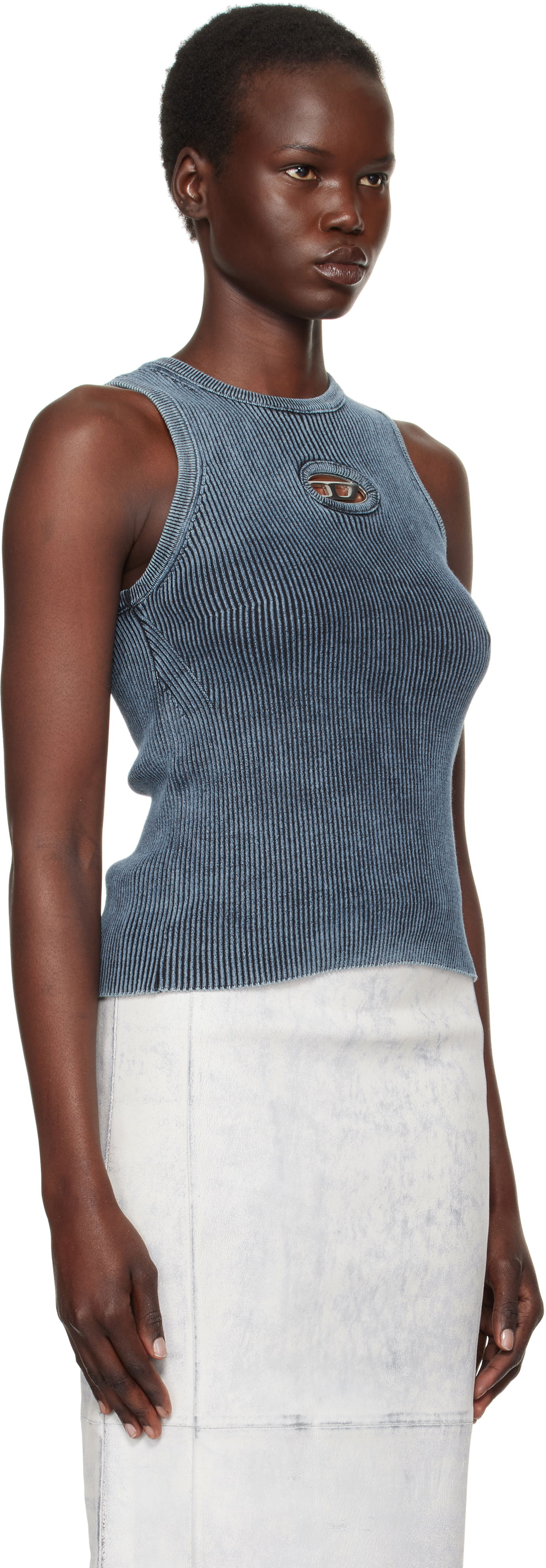 Tanktop Diesel Anchor Slim-Fit Tank Top Blå | A14817 0ANAH, 1