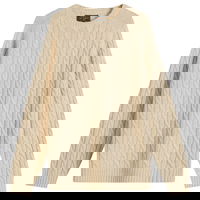 Beams Plus Cable Knit Crew Neck Jumper