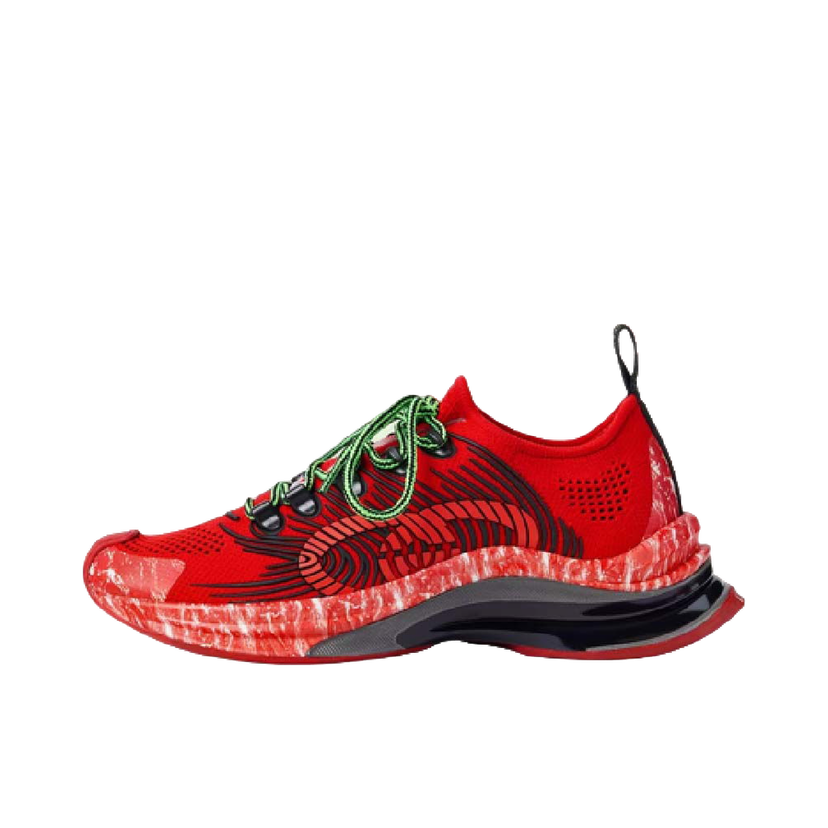Sneakers og sko Gucci Monogram Sneakers Red (Women's) Rød | 700103 USM10 8970