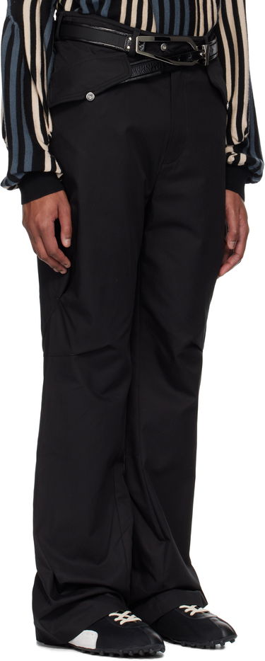 Bukser KIKO KOSTADINOV Kiko Kostadinov Alec K-Dart Trousers Sort | KKSS25T05-18, 1