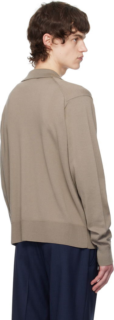 Sweater AMI AMI Paris Ami de Coeur Knit Cardigan Brun | HKC221.KN0025, 2