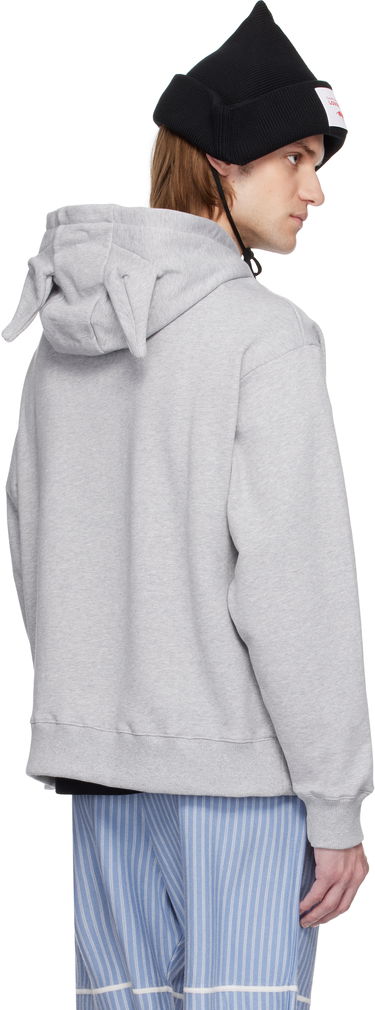 Sweatshirt Charles Jeffrey Loverboy Charles Jeffrey LOVERBOY Patch Ears Hoodie Grå | 54100701, 2