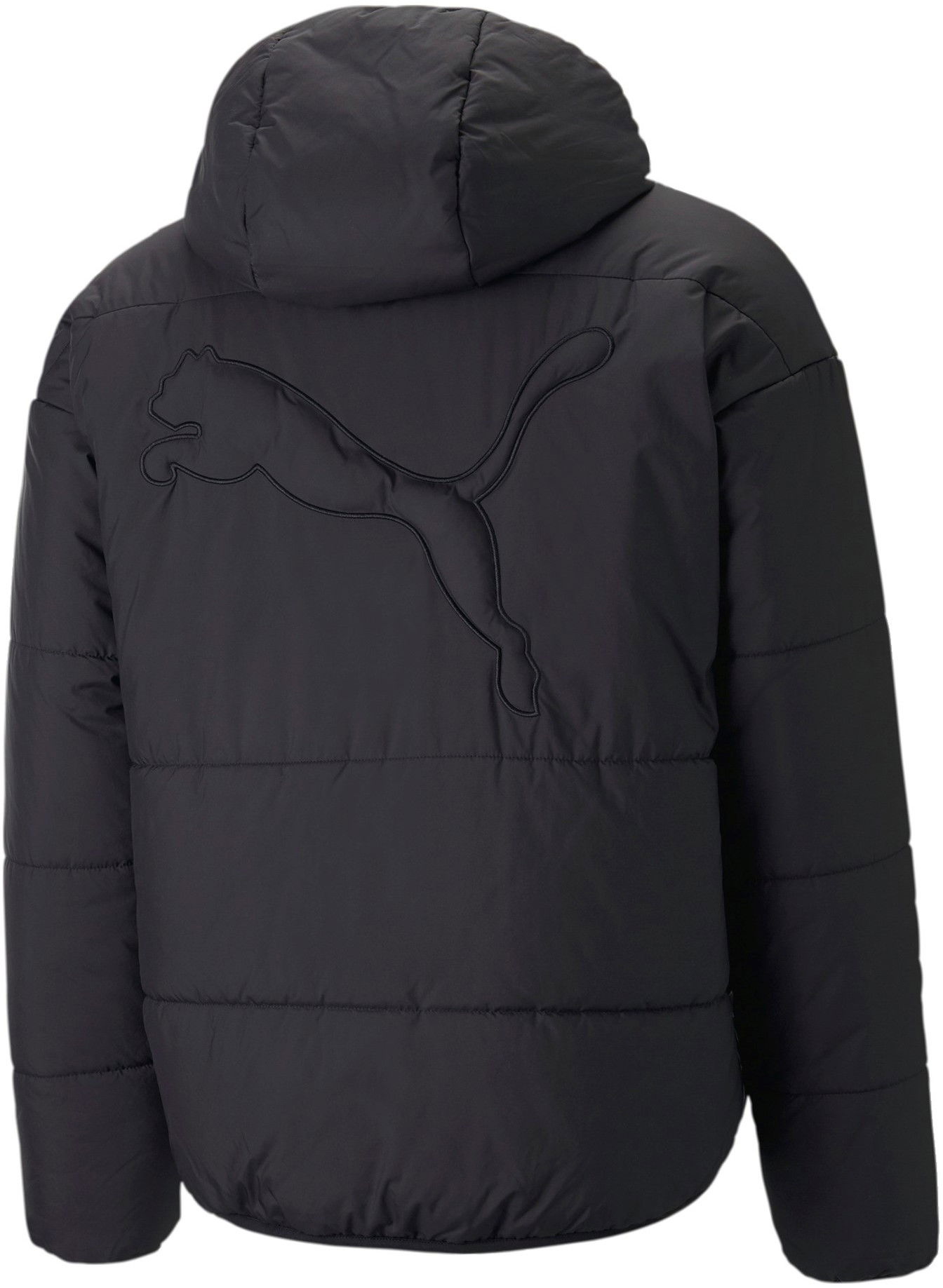 Puffer jakke Puma Classics Hooded Padded Jacket Sort | 53557501, 1