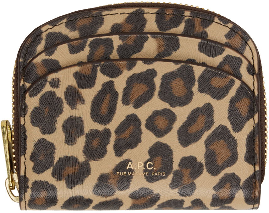 Tegnebog A.P.C. Demi-Lune Mini Compact Coin Pouch Brun | PXBUR-F63437, 0