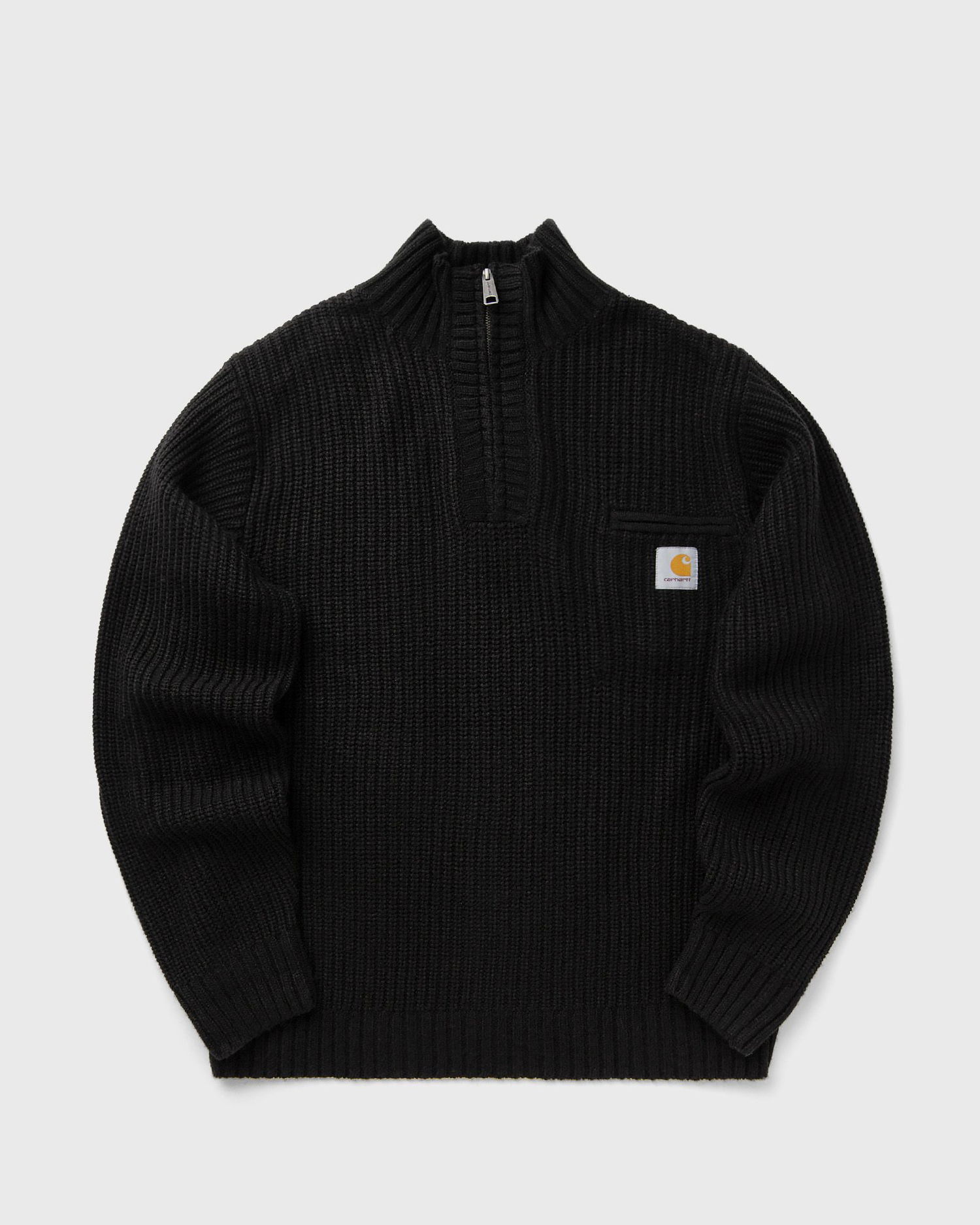 Sweater Carhartt WIP Detroit Half Zip Sweater Sort | I035398-89.XX, 1