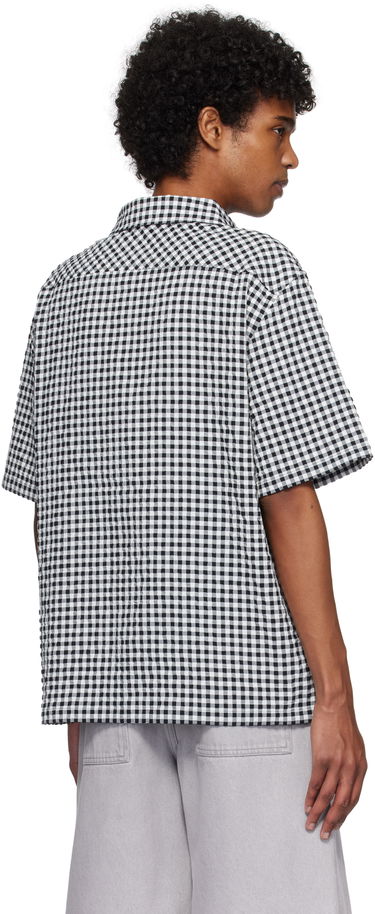 Skjorte Marni Marni Gingham Seersucker Shirt Sort | CUMU0331S0 UTN929, 2