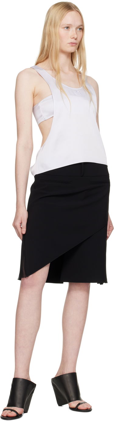 Nederdel Courrèges Courrèges Infinity Pleats Miniskirt Sort | 225CJU262PL0159, 3