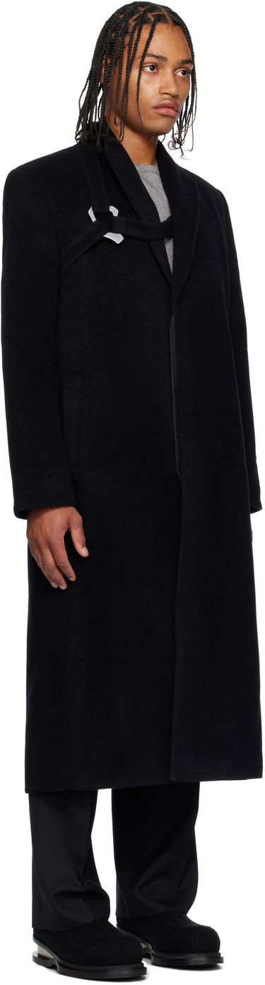 Frakker HELIOT EMIL HELIOT EMIL Titan Wool Coat Sort | AW25_M_01_013_BLK01, 1