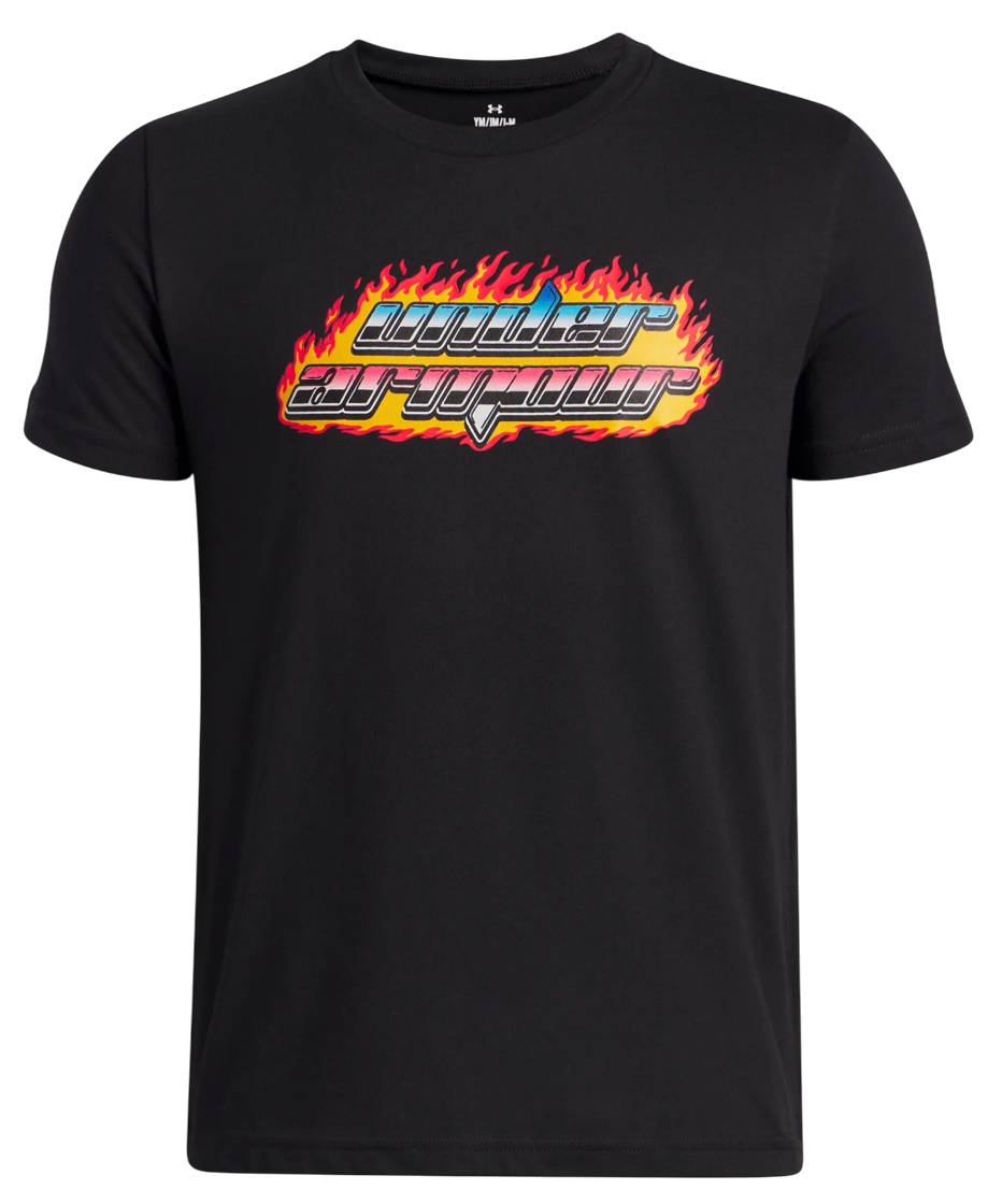 T-shirt Under Armour Flame Short Sleeve T-Shirt Sort | 6005059-001, 0