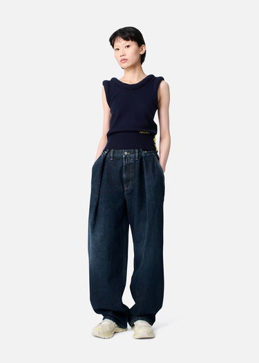 Jeans AXEL ARIGATO Rumor Pleated Wide-Leg Jeans Blå | A3469002, 5
