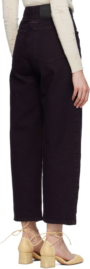 Jeans Maison Margiela MM6 Maison Margiela Barrel-Leg Jeans Bourgogne | S52LA0268 M30032, 2