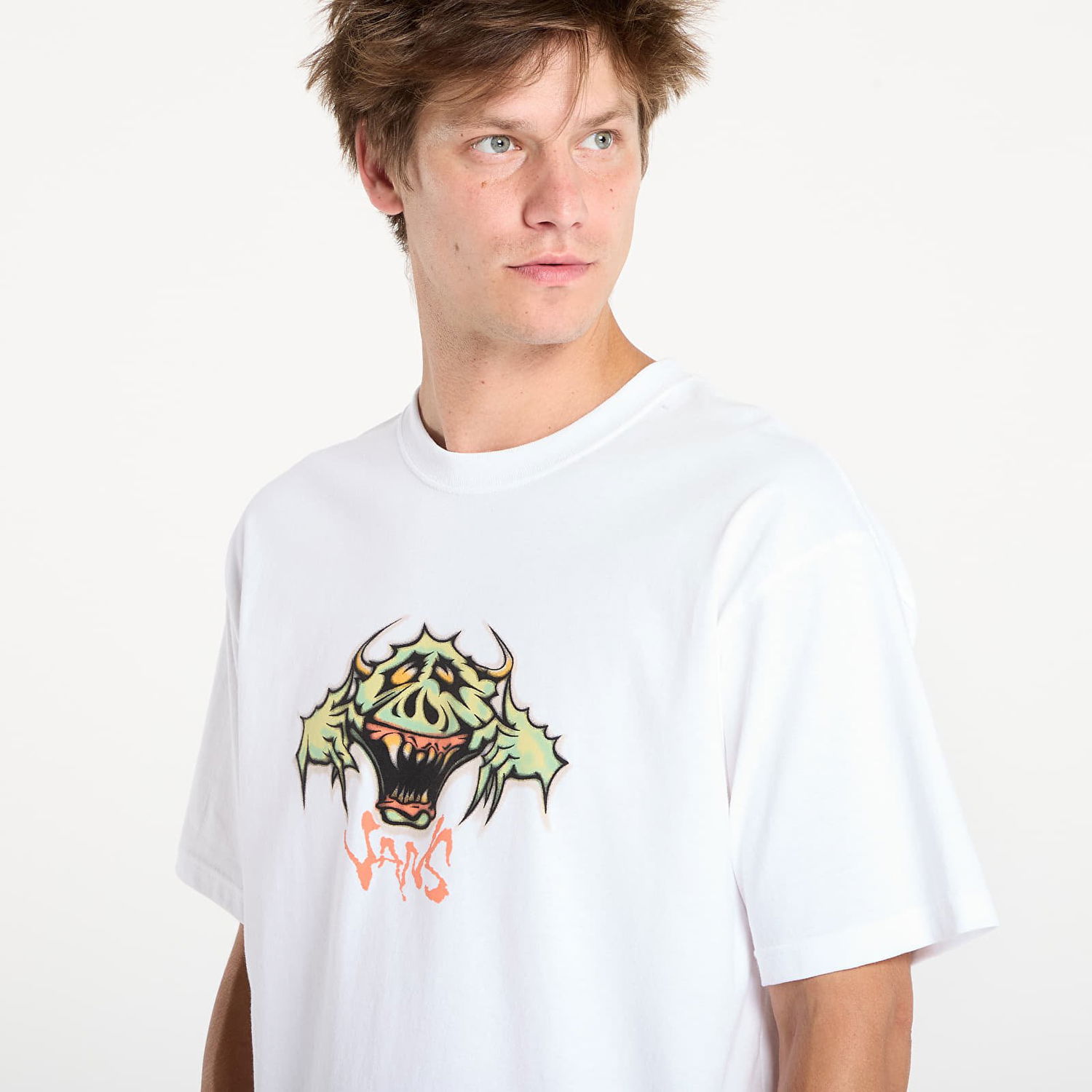 T-shirt Vans Goofy Ghoul T-Shirt Hvid | VN000PDYWHT, 1