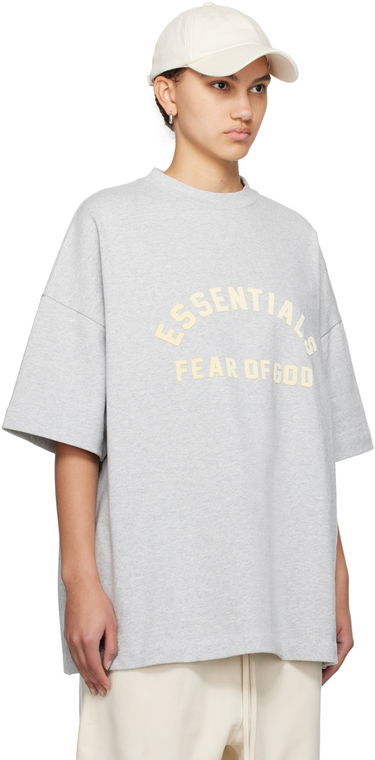 T-shirt Fear of God Essentials Crewneck T-Shirt Grå | 125SP242006F, 1