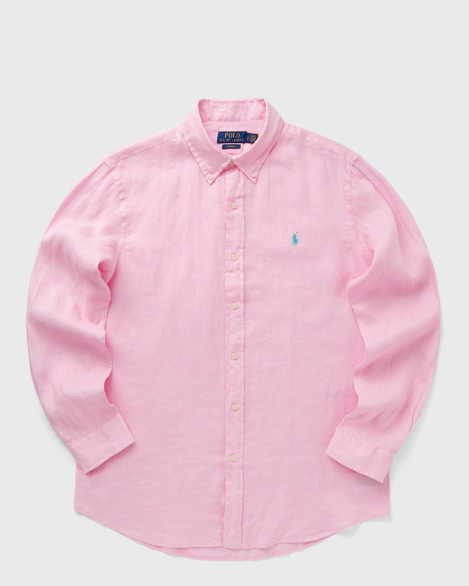 Skjorte Polo by Ralph Lauren Ralph Lauren Custom Fit Linen Sport Shirt XXL Lyserød | 710966294009, 0