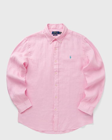 Skjorte Polo by Ralph Lauren Ralph Lauren Custom Fit Linen Sport Shirt XXL Lyserød | 710966294009, 0