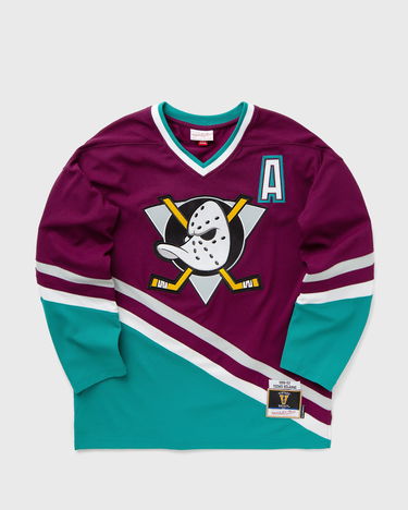Jersey Mitchell & Ness Anaheim Ducks 1996 Selanne Jersey Grøn | JY9016-ADUPURP, 3