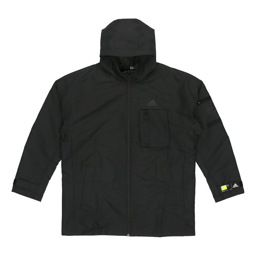 Parka adidas Originals Woven Hooded Jacket Sort | GP0982