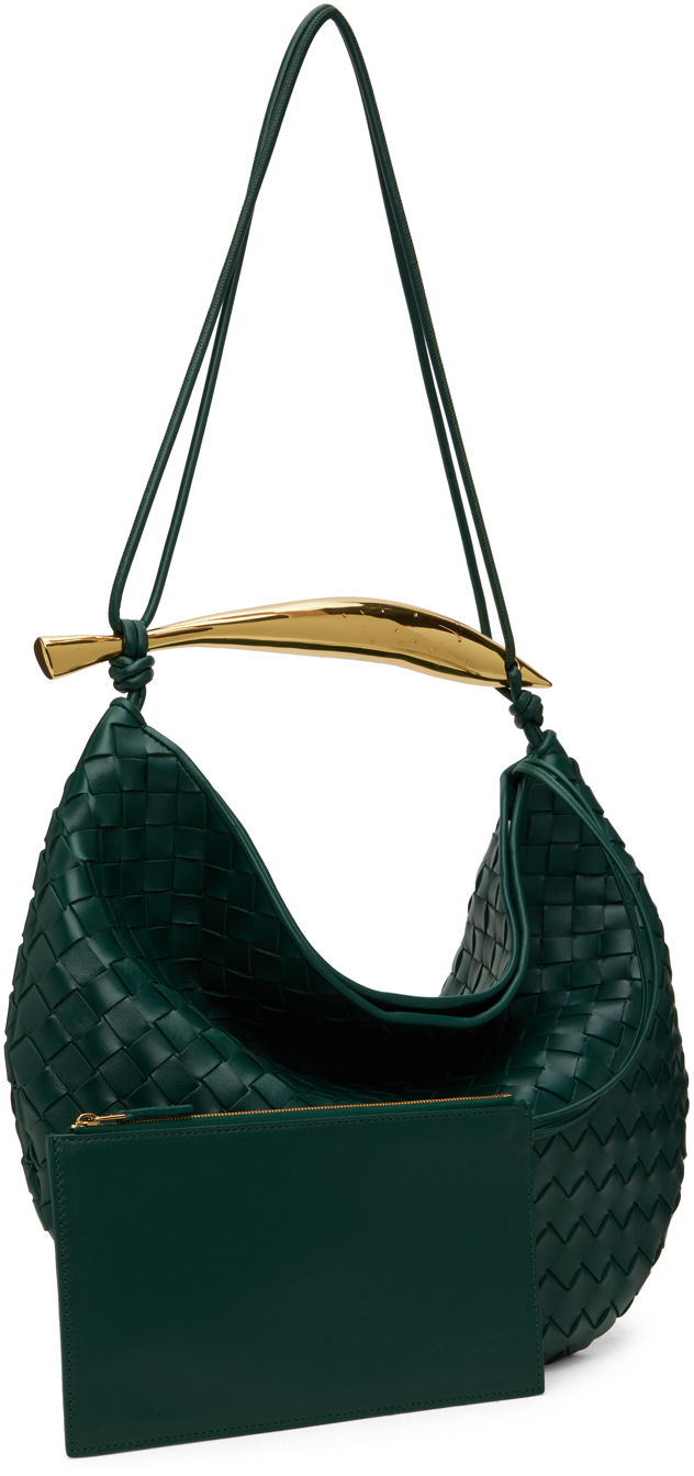 Håndtaske Bottega Veneta Medium Intrecciato Leather Shoulder Bag Brun | 754988 VCPP1, 1