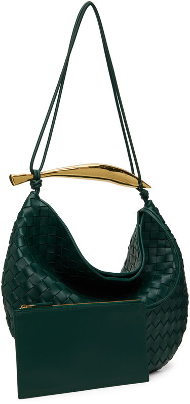 Håndtaske Bottega Veneta Medium Intrecciato Leather Shoulder Bag Brun | 754988 VCPP1, 1